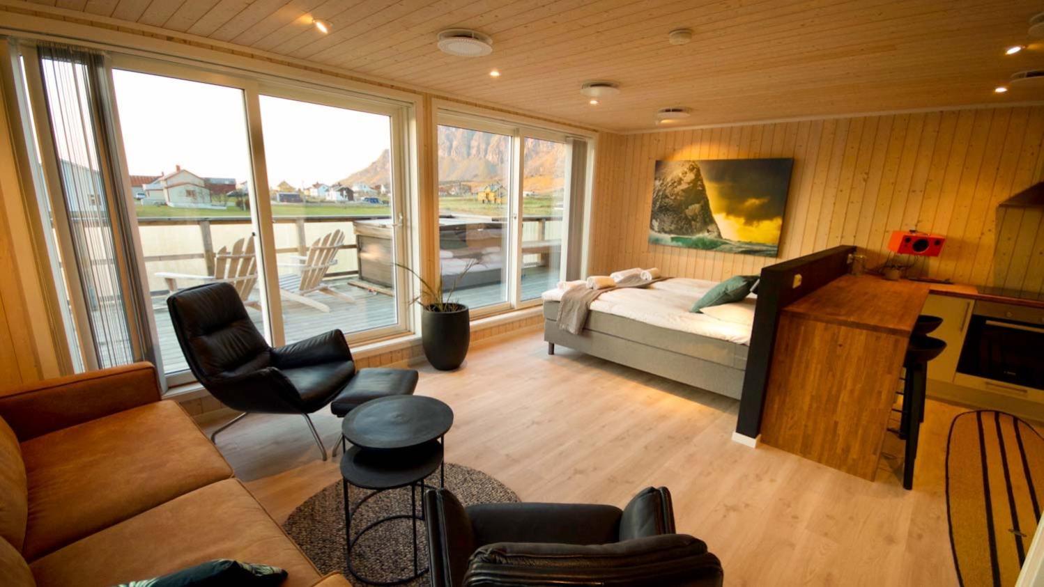 Unstad Arctic Resort Unnstad Eksteriør billede